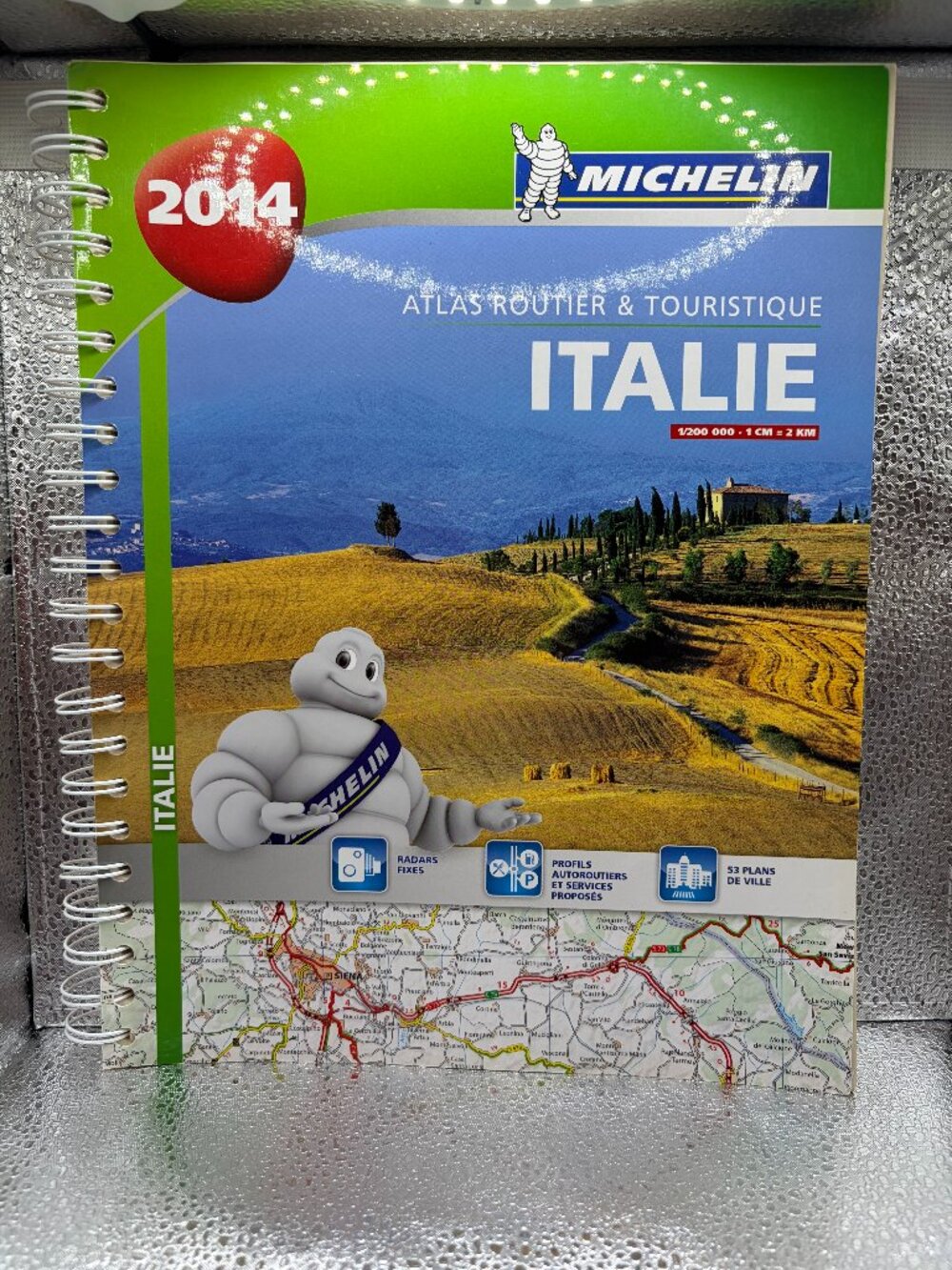 🇮🇹 Michelin Italy Spiral Road Atlas: Italie Atlas Routier & Touristique 2014